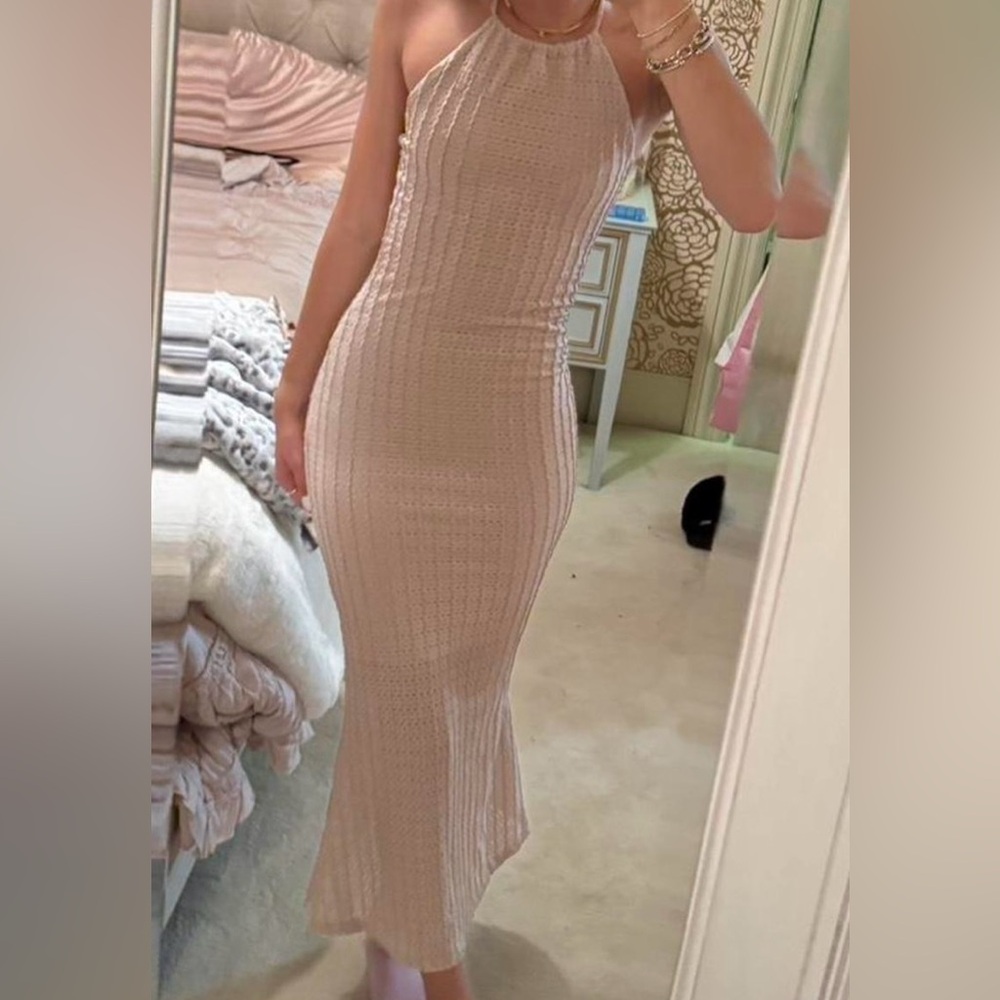 Elegant Halter Maxi Dress